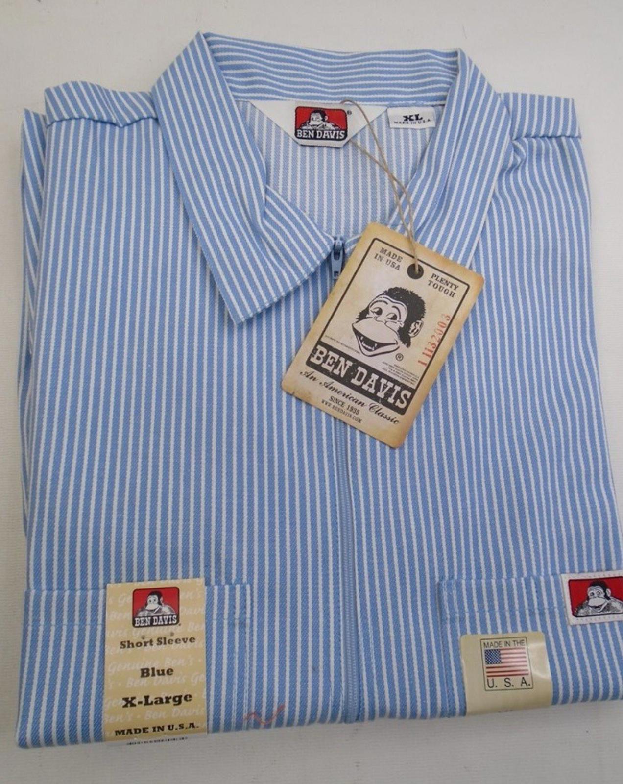 Ben Davis Short Sleeve XL Solid 1/2 Zip Shirt NWT