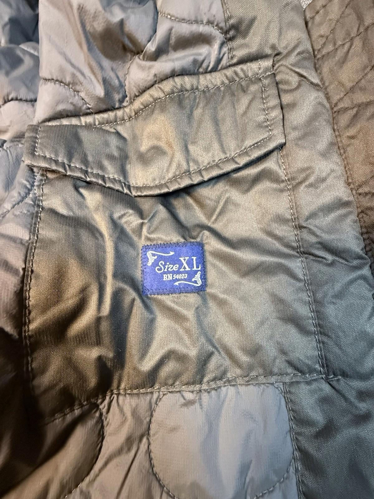 Gap Men’s Quilted Lined Bomber Jacket Long Sleeve XL