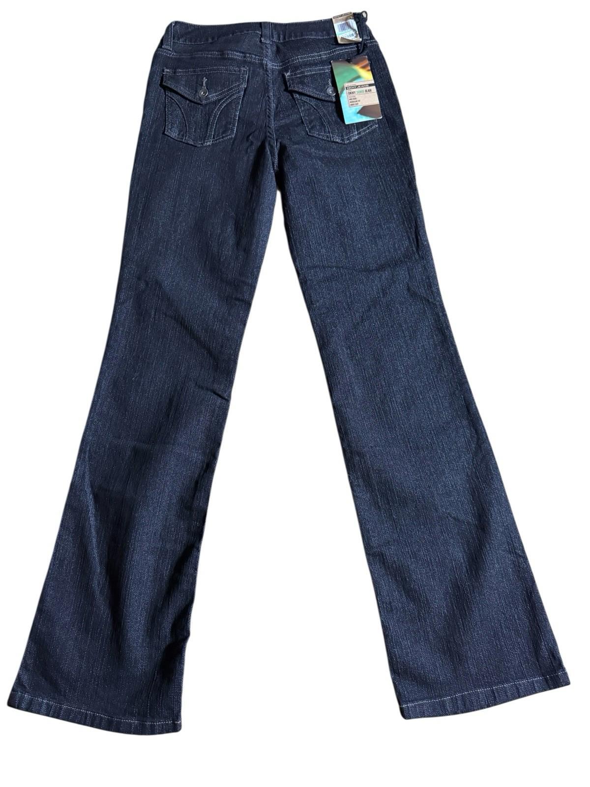 DKNY Jeans Soho Boot Woman’s 8R 29x34 Stretch Black Denim NWT List $59