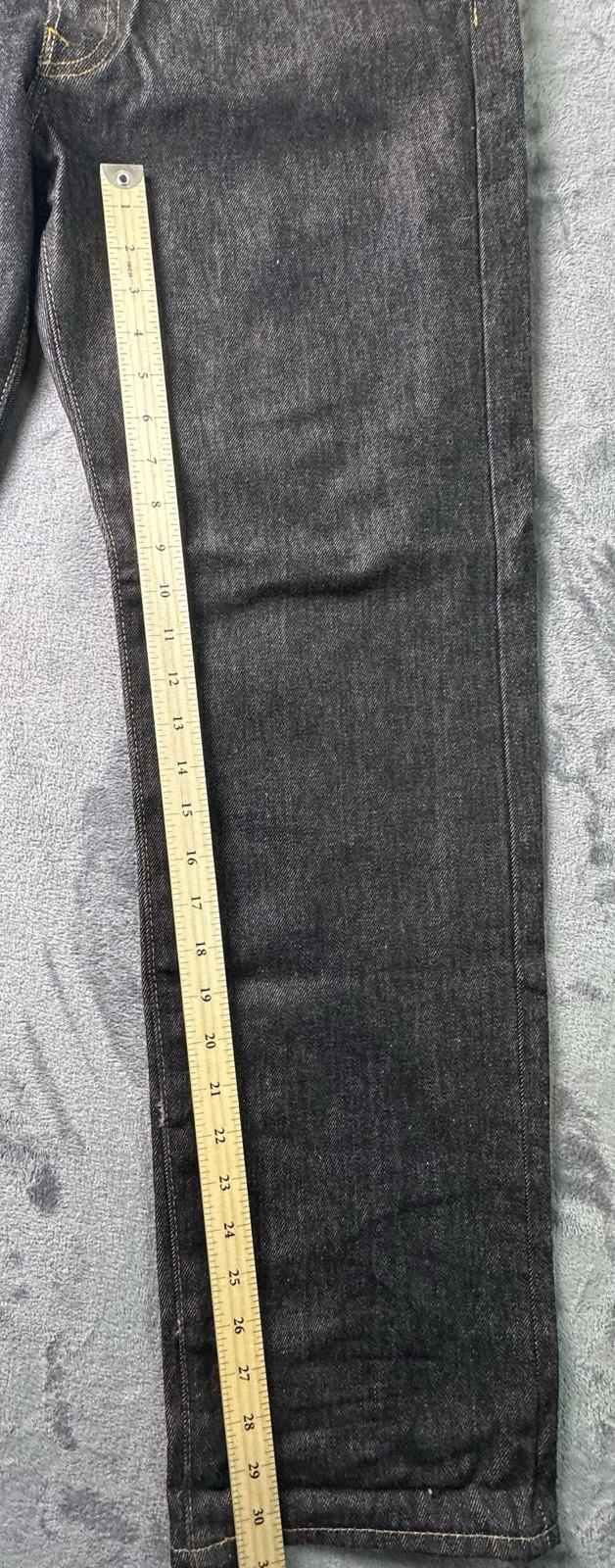 Levis Jeans 501 Button Fly 34x32 Charcoal Black New