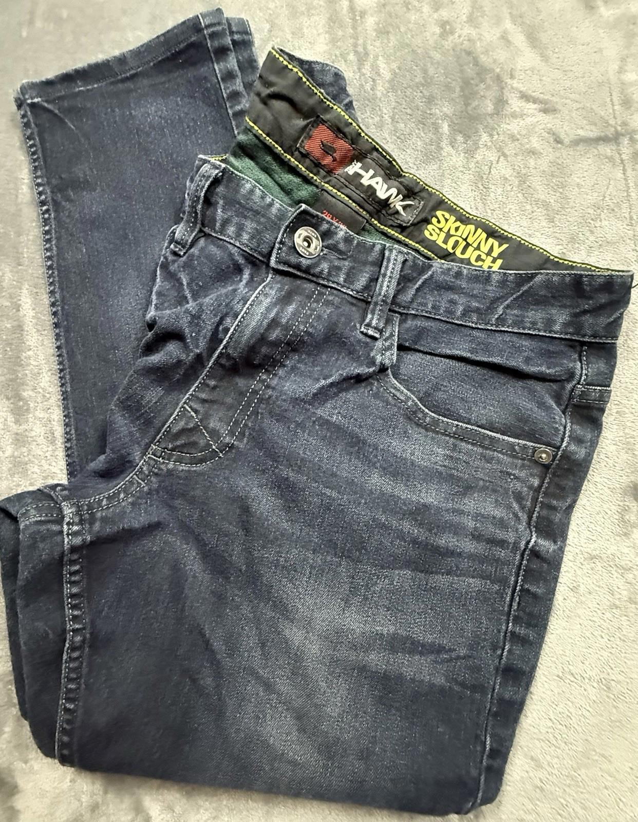 Tony Hawk Skinny Slouch Dark Blue Jeans pants Size 29x30 Men Y2K Skateboarding