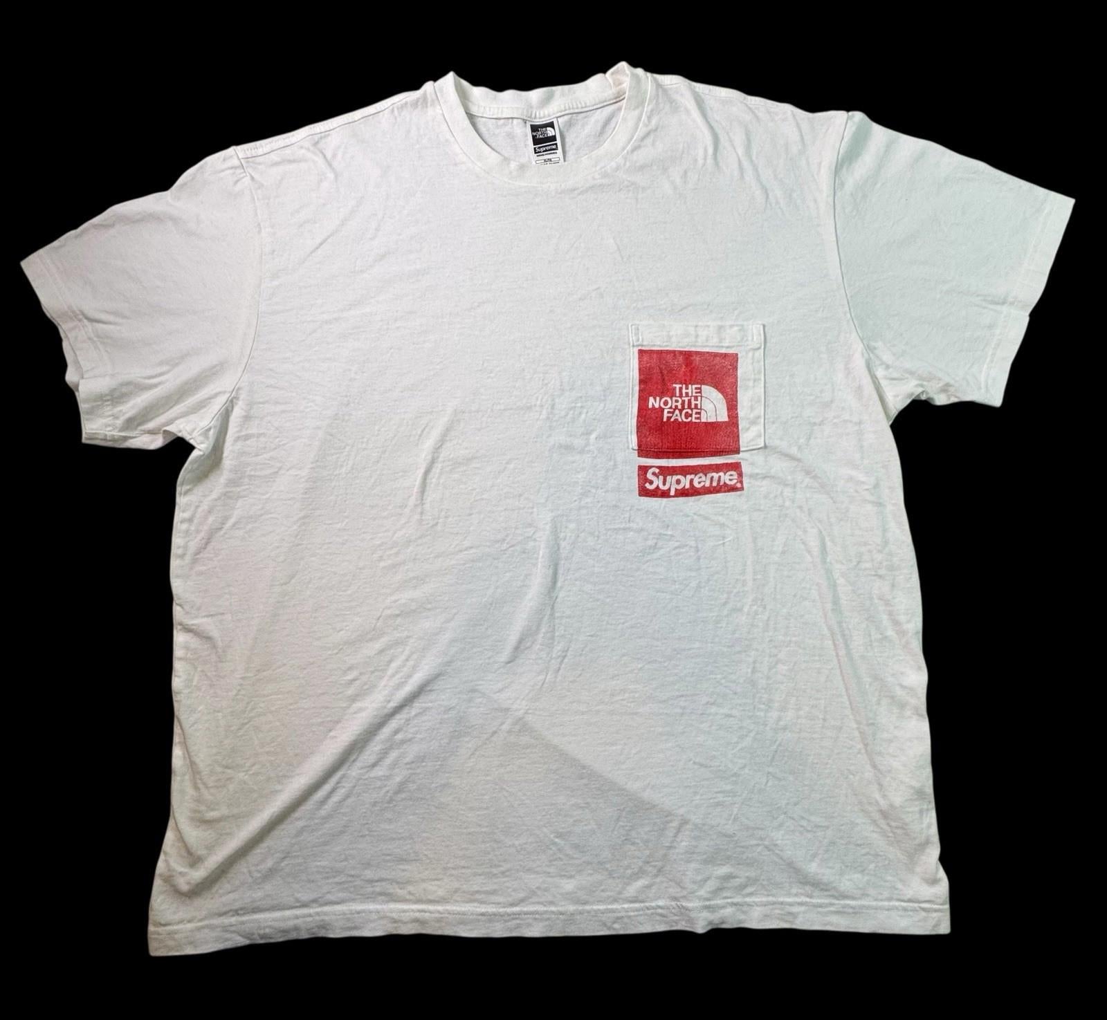 Supreme The North Face Printed Pocket Tee White シュプリーム Supreme The North Face Printed Pocket Tee (SS23) - $48