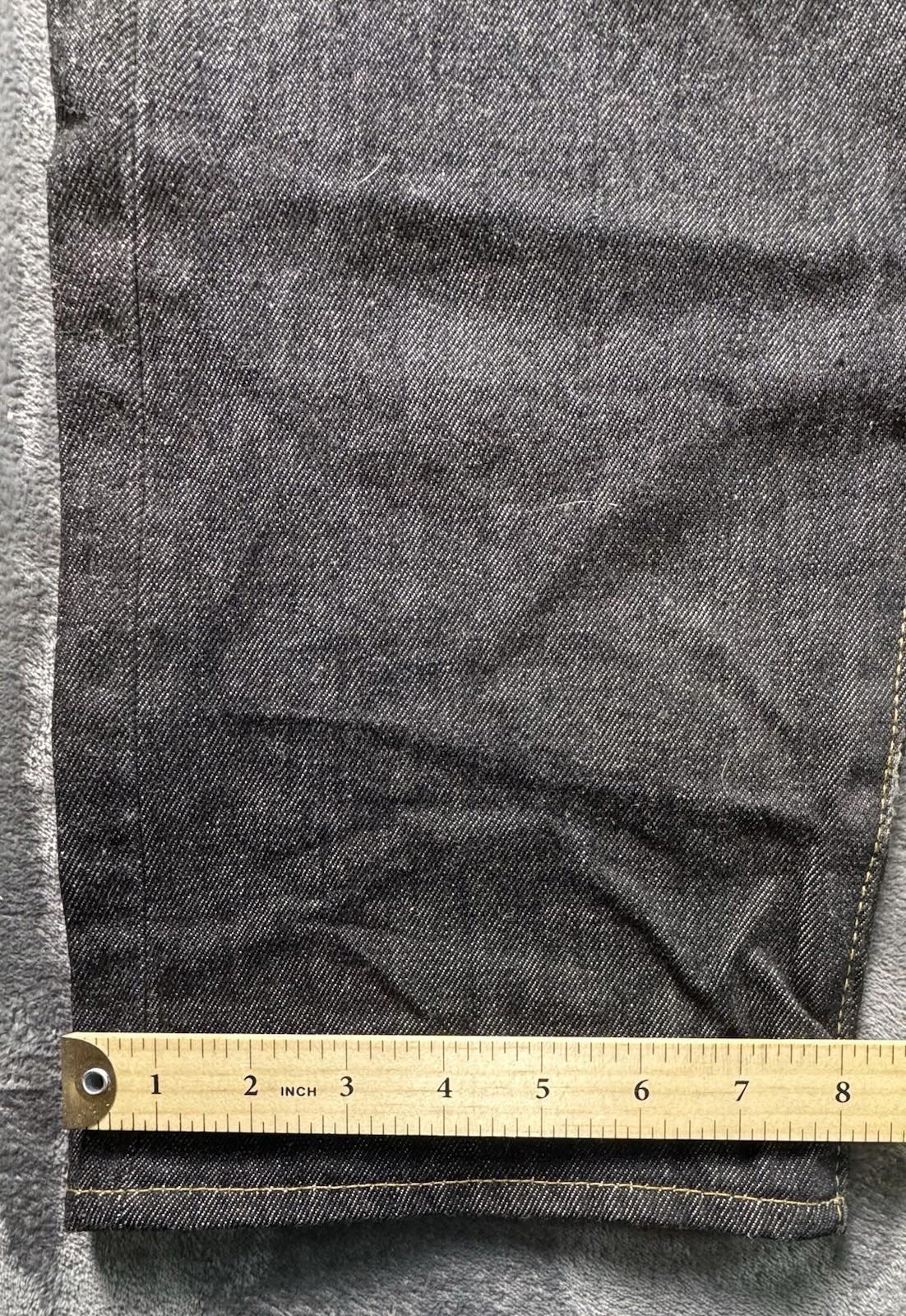 Levis Jeans 501 Button Fly 34x32 Charcoal Black New
