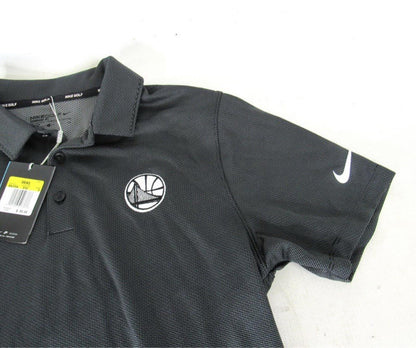 Golden State Warriors Nike Golf Dri-Fit Polo Men's Small Graphite NWT List $65