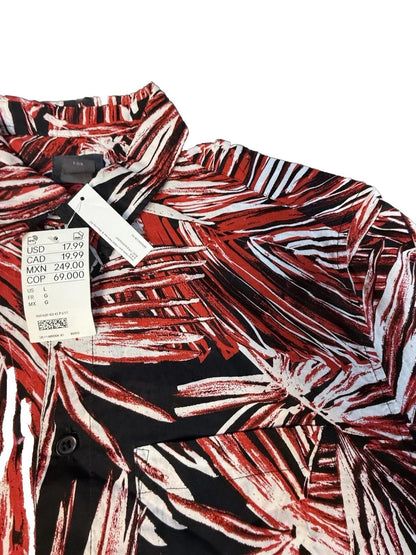 H&M Men’s Button Down Short Sleeve Large NWT