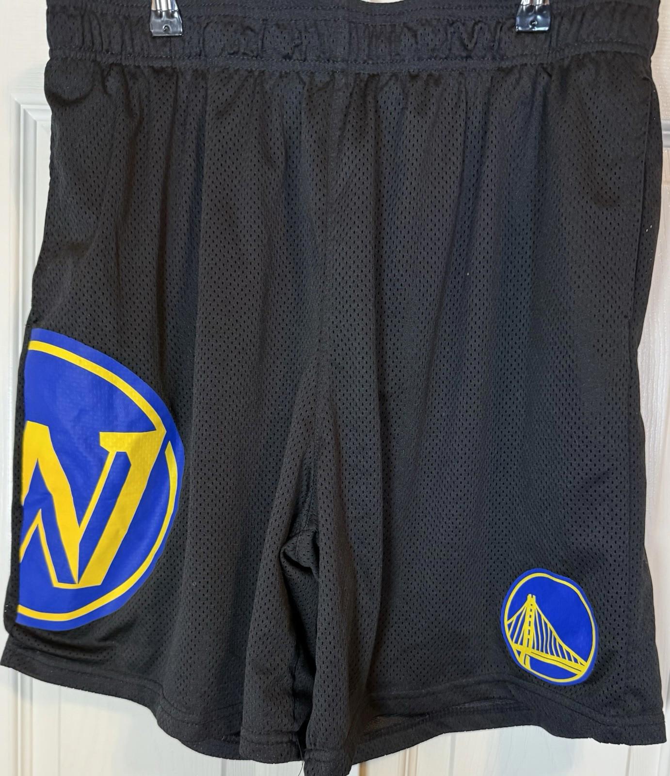 NBA Golden State Warriors Men’s Activewear Shorts Black XL