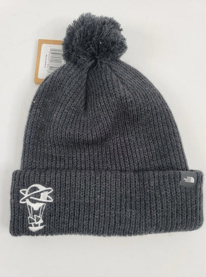 The North Face Pom Beanie Hat - Unisex Black Heather