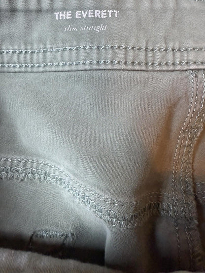 AG Adriano Goldschmied Mens Herb Green Cotton Protege Slim Straight Leg 40x32