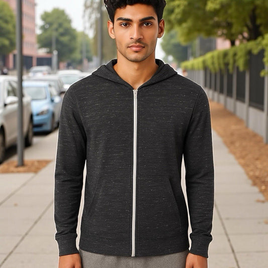 Alternative Apparel By Hanes Unisex Large Lightweight Hoodie Eco Black
