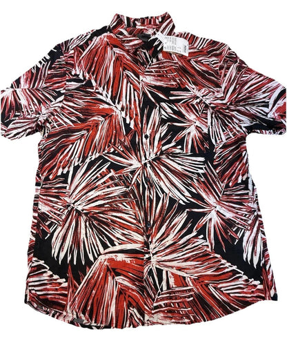 H&M Men’s Button Down Short Sleeve Large NWT